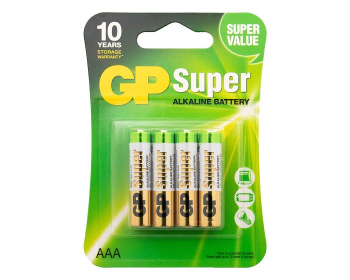 GP Super Alkaline AAA Micro penlite, blister 4