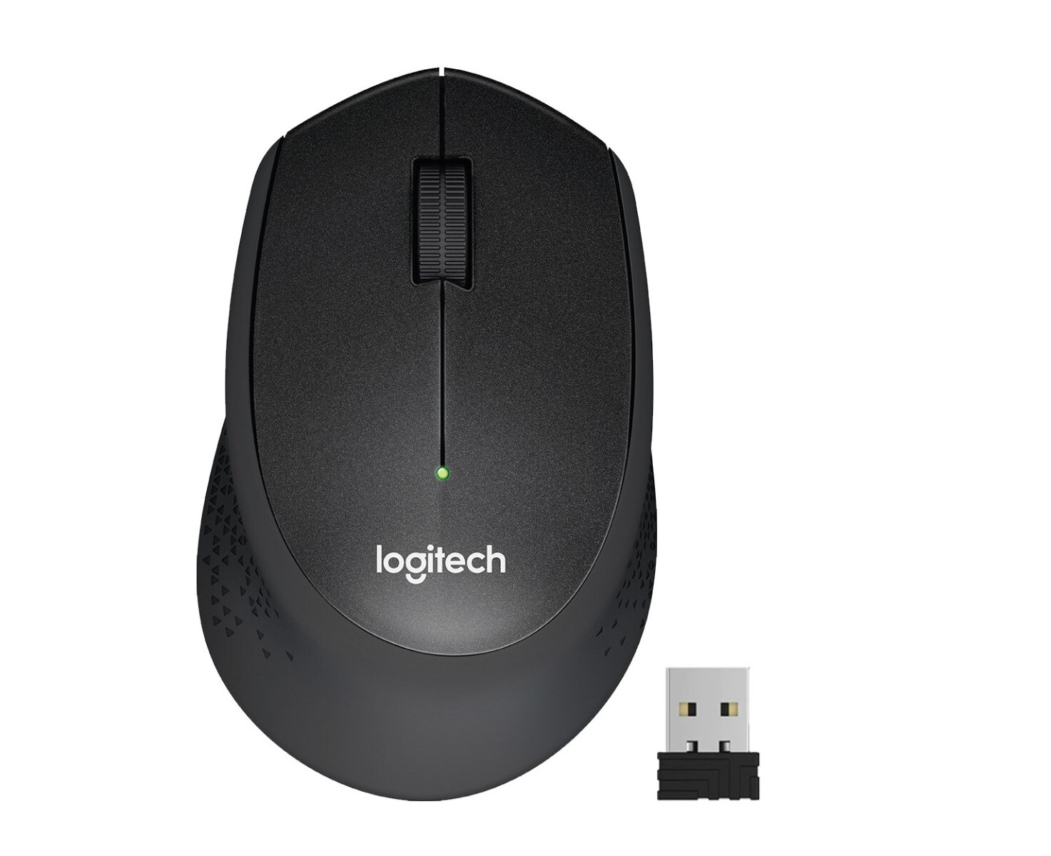 Logitech M330 Silent Draadloze Muis - Zwart