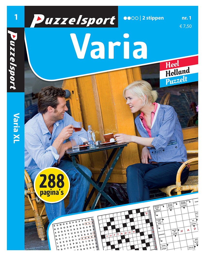 Puzzelsport Puzzelboek 288 pagina&apos;s Varia 2 Stippen