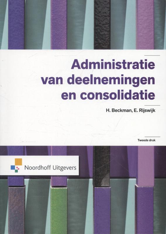 Serie voortgezette studie in het boekhouden - Administratie van deelnemingen en consolidatie