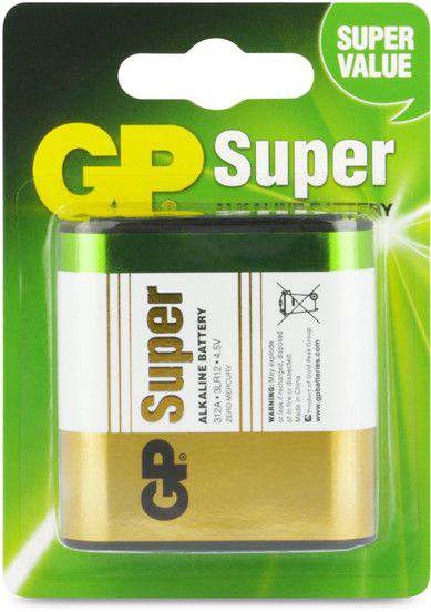 GP Super Alkaline 4,5V plat, blister 1