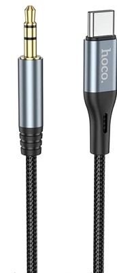 Hoco USB-C Cable to Aux (3.5mm) Black - 1 meter