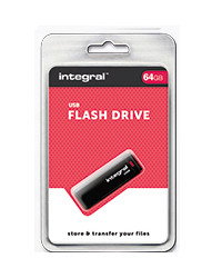 64GB 2.0 USB Red Flash Drive