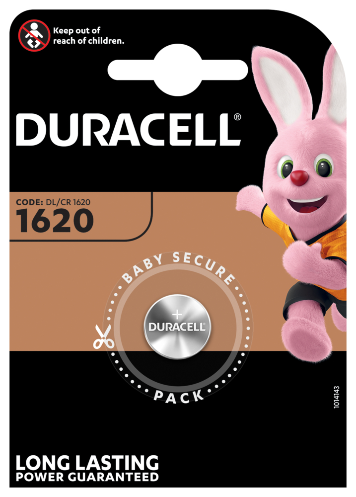 Duracell Lithium CR1620 Knoopcel (1-pack)