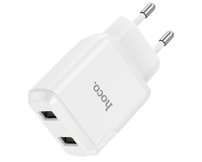 Hoco N7 Dual Port Charger - Wit