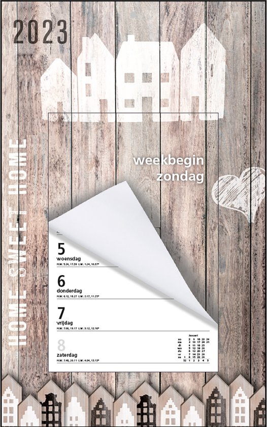 MGPcards - Week Scheurkalender 2023 - Week begint op Zondag - Home