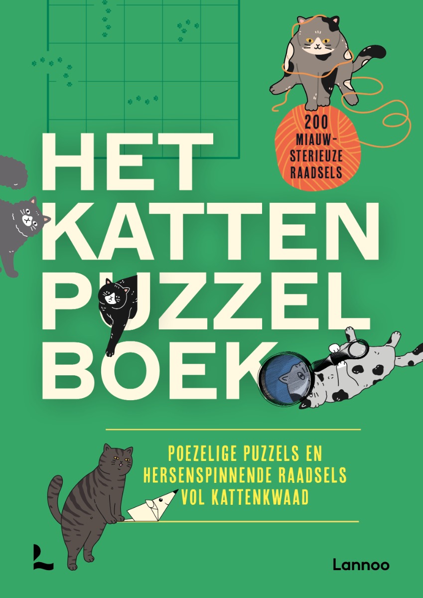 !! Het kattenpuzzelboek - Petra Doom