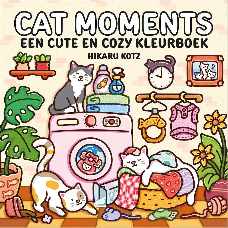 Cat Moments – een cute en cozy kleurboek - Hikaru Kotz