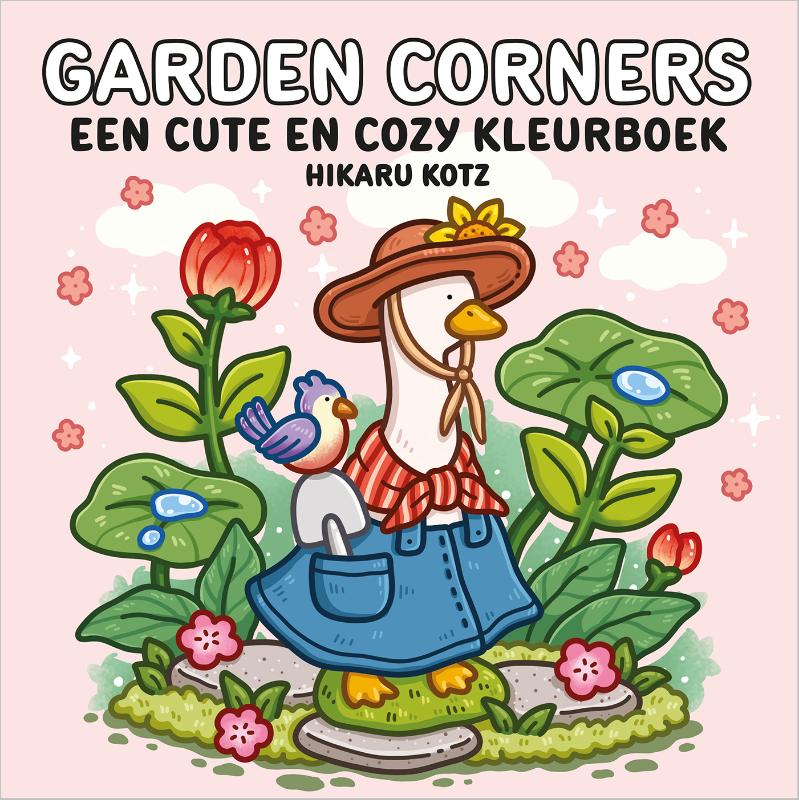 Garden Corners – een cute en cozy kleurboek - Hikaru Kotz