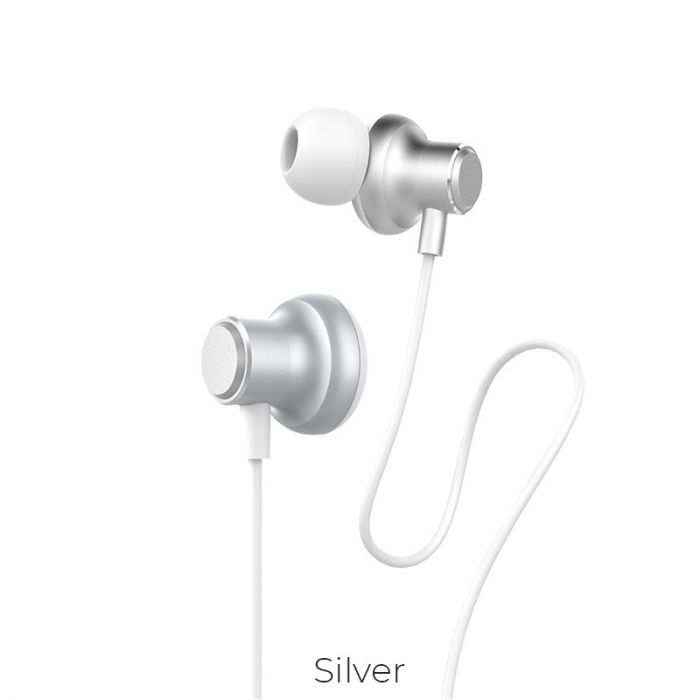 Hoco M44S In-Ear oordopjes met microfoon - Zilver