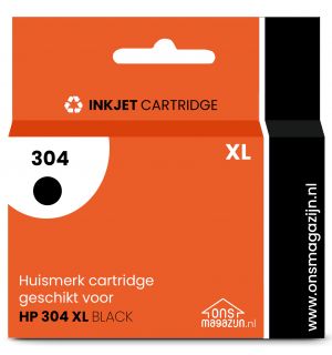 Huismerk HP 304 XL zwart