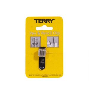 Terry Clip Voor 1 Pen Of Potlood Zilver