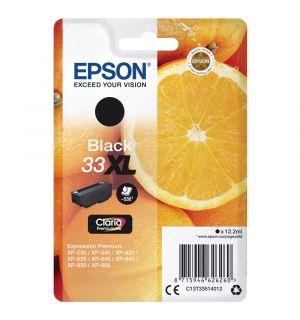 Epson 33 XL (T 3351) zwart (origineel)