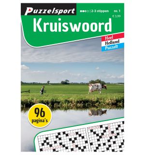 Puzzelsport Puzzelboek 96 pagina's Kruiswoord 2-3 Stippen