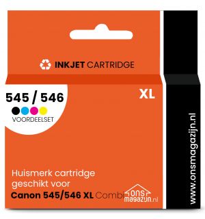 Huismerk Voordeelset Canon PG 545 & CL 546 XL zwart + kleuren