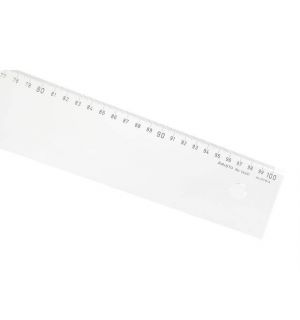 Liniaal Aristo 100cm glashelder plexiglas