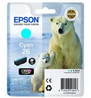 Epson T 26 cyaan (origineel)