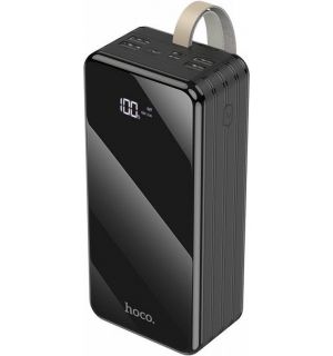 Hoco Super Capacity Powerbank 50.000mAh 4 USB port - Zwart