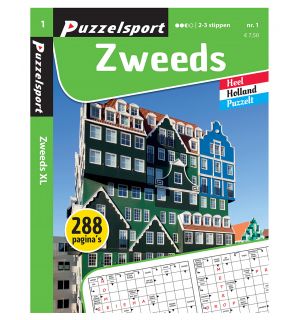Puzzelsport Puzzelboek 288 pagina's Zweeds 2-3 Stippen