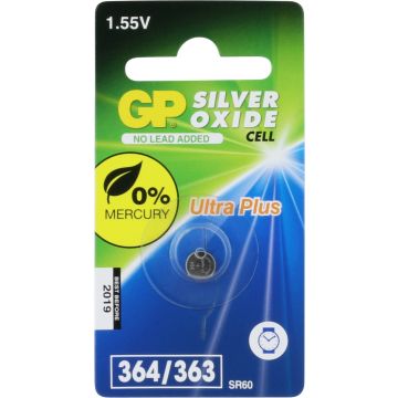 GP Horlogebatterij 364 (SR621SW) Low Drain (1-pack)