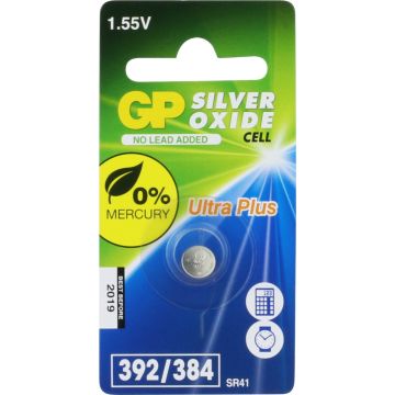 GP Horlogebatterij 392 (SR41W) High Drain (1-pack)