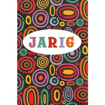 6 Wenskaarten met envelop - Jarig