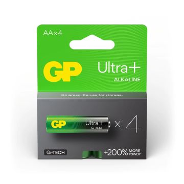 GP Ultra Plus Alkaline AA Mignon Batterijen (4-pack)