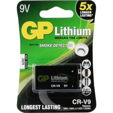 GP Lithium 9V Batterij (1-pack)