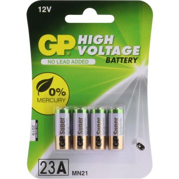 GP (MS21 / MN21) Rondcel Batterijen (4-pack) - Hoogspanning Alkaline