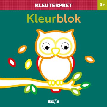 Kleuterpret Kleurblok Uil 3+