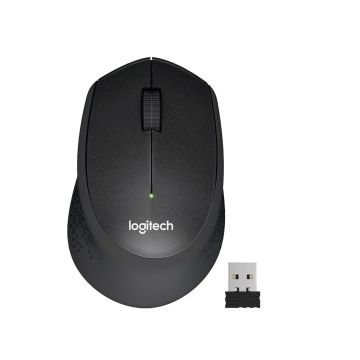 Logitech M330 Silent Draadloze Muis - Zwart