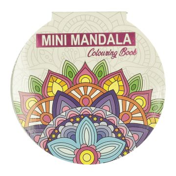 Mini Mandala Kleurboek - Rond - Roze