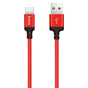 Hoco USB-C Kabel Rood (1 meter)