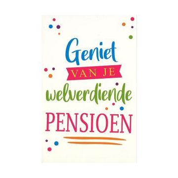 10 Wenskaarten met envelop - Pensioen