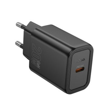 Hoco USB-C Snellader - 20W - Zwart