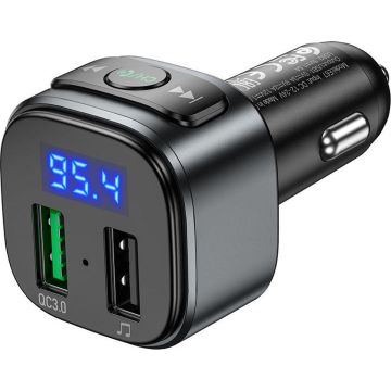 Hoco Car Charger QC3.0 Bluetooth FM Transmitter
