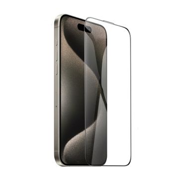 Screenprotector - Geschikt voor iPhone 15 Pro Max - Tempered Glass