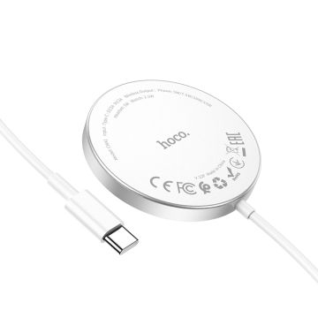 Hoco - 3 in 1 Magnetic Wireless Fast Charger - White