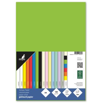 Papier Kangaro A4 120gr Groen Pak 100 Vel