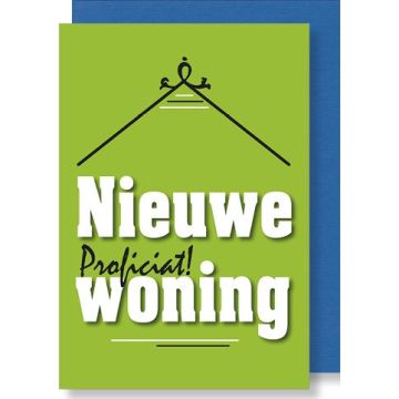 6 Wenskaarten met envelop - Nieuwe woning