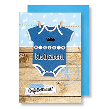 6 Wenskaarten met envelop - Kleinzoon