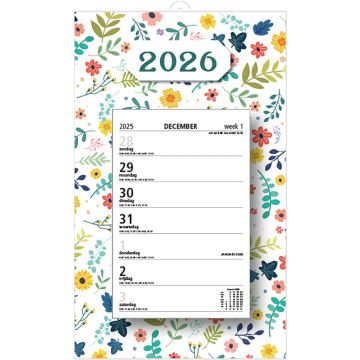 Week scheurkalender 2026 - Zondag