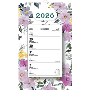 Week scheurkalender 2026 - Zondag