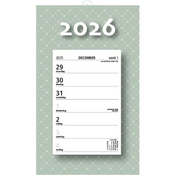 Week scheurkalender 2026 - Maandag