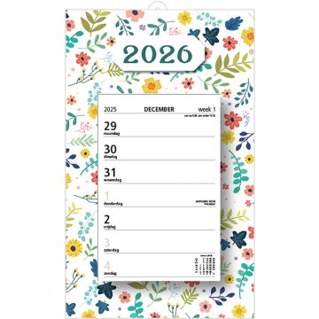 Week scheurkalender 2026 - Maandag