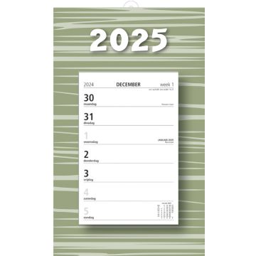 Week scheurkalender 2025 - Maandag