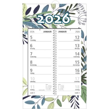 Omlegweekkalender 2026 - Maandag