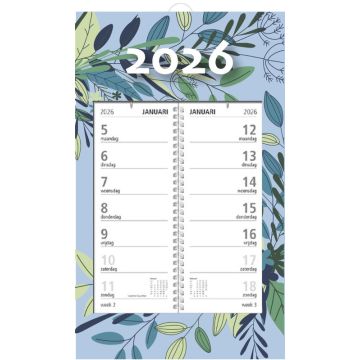 Omlegweekkalender 2026 - Maandag