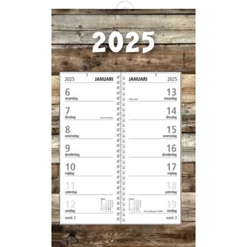 Omlegweekkalender 2025 - Maandag