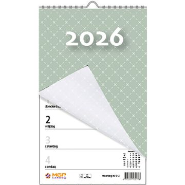 Weekblok met Wire-O-binding 2026 - Maandag